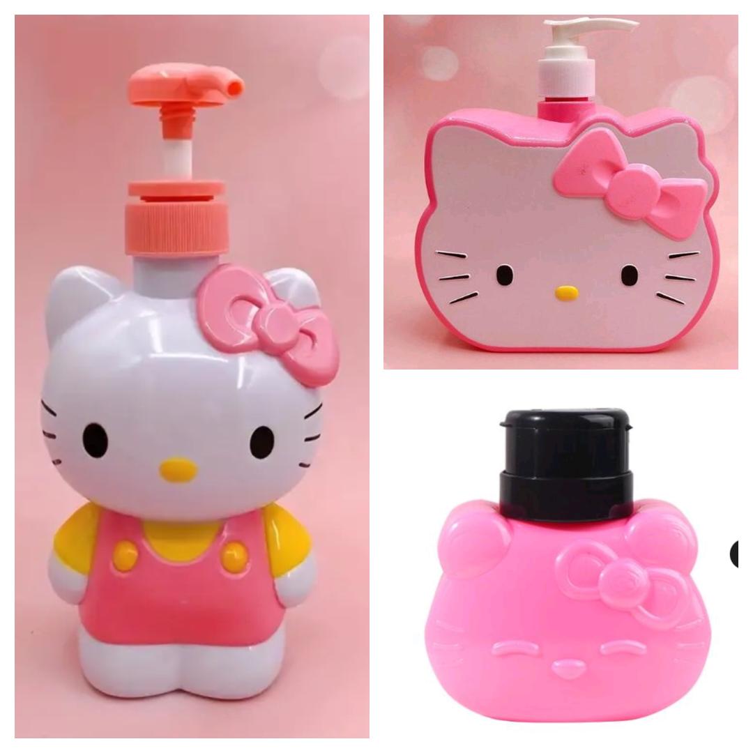 Empty Kitty Cat Plastic Bottles for Soap Loation Liquid Products