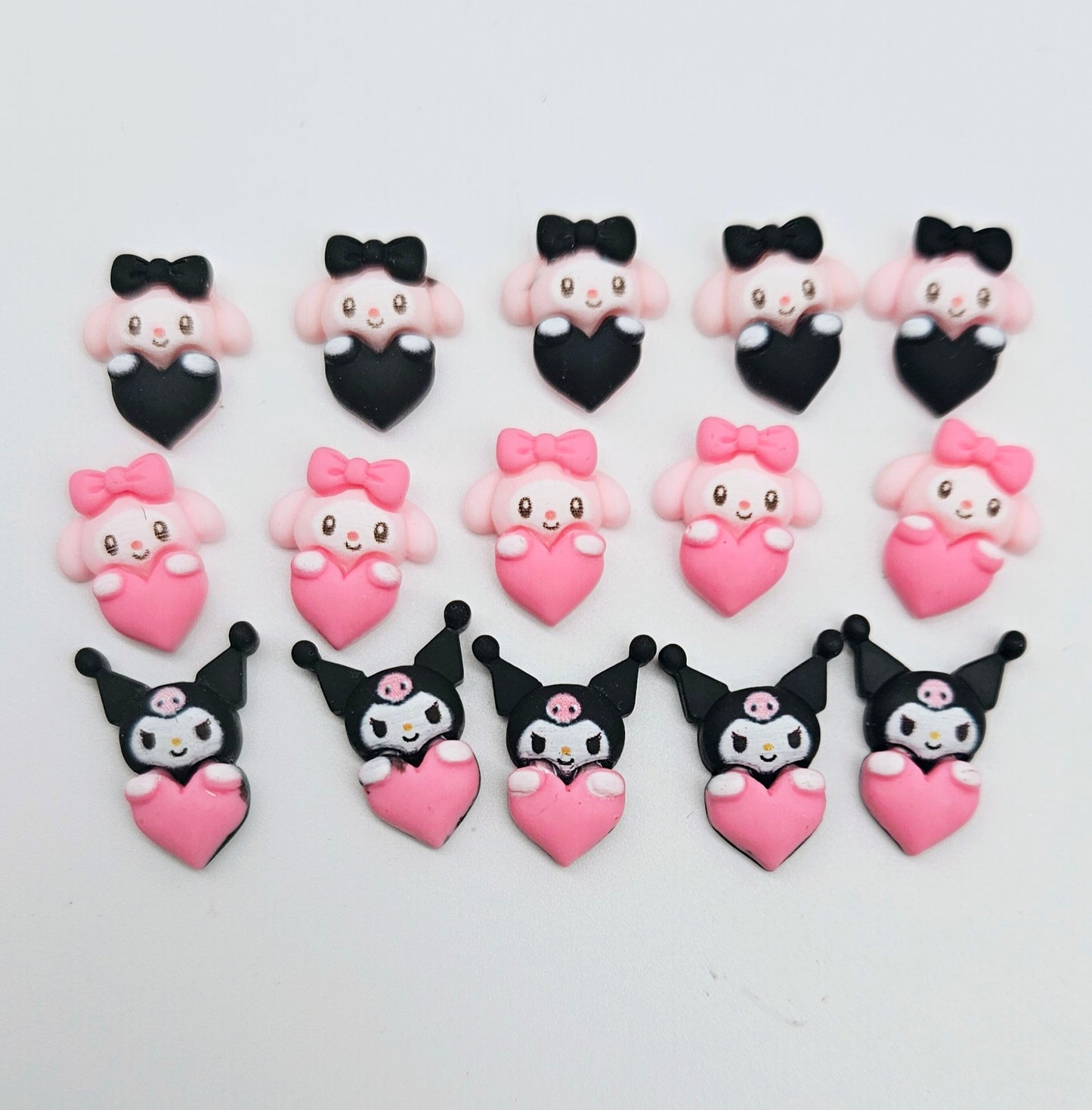 Kawaii Kuromi My Melody Nail Charms Small and Big Sizes