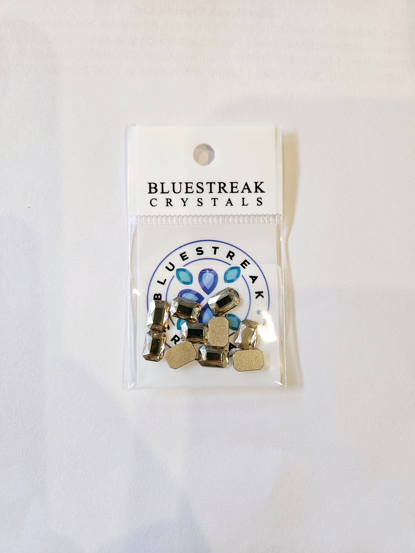 Bluestreak Crystals Serinity Flatback NonHotfix Rhinestone SHAPES Golden Shadow