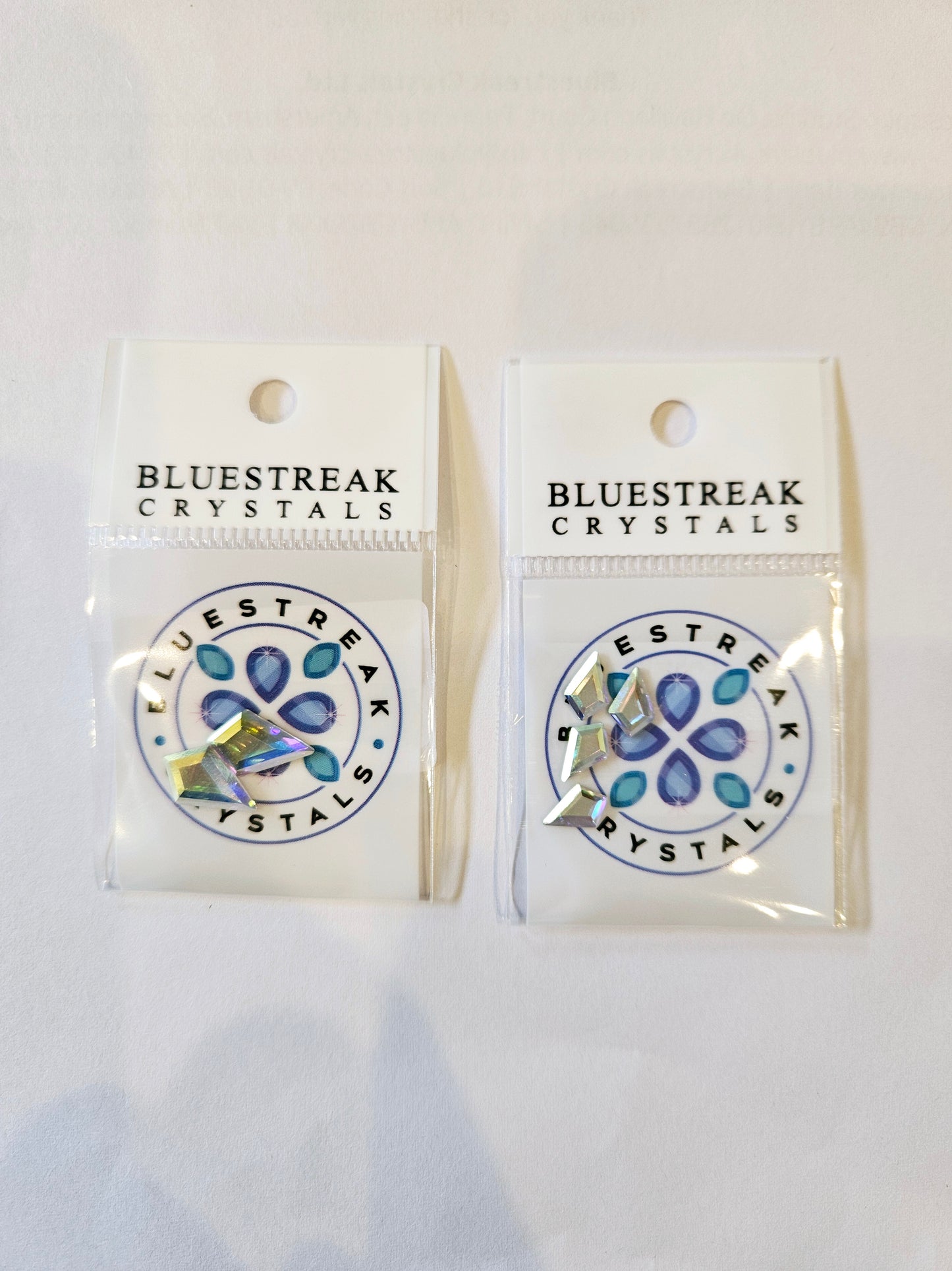 Bluestreak Crystals Serinity Flatback NonHotfix Rhinestone Shapes CRYSTAL AB