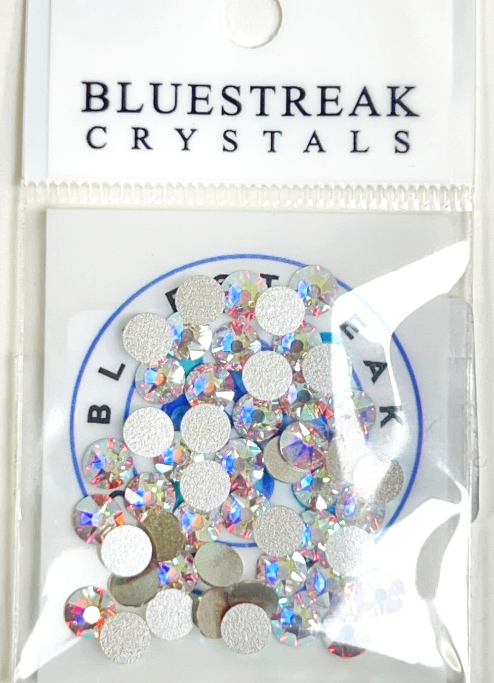 Bluestreak Crystals Serinity ROUND Rhinestones Flatback Non Hotfix SS3 - SS20