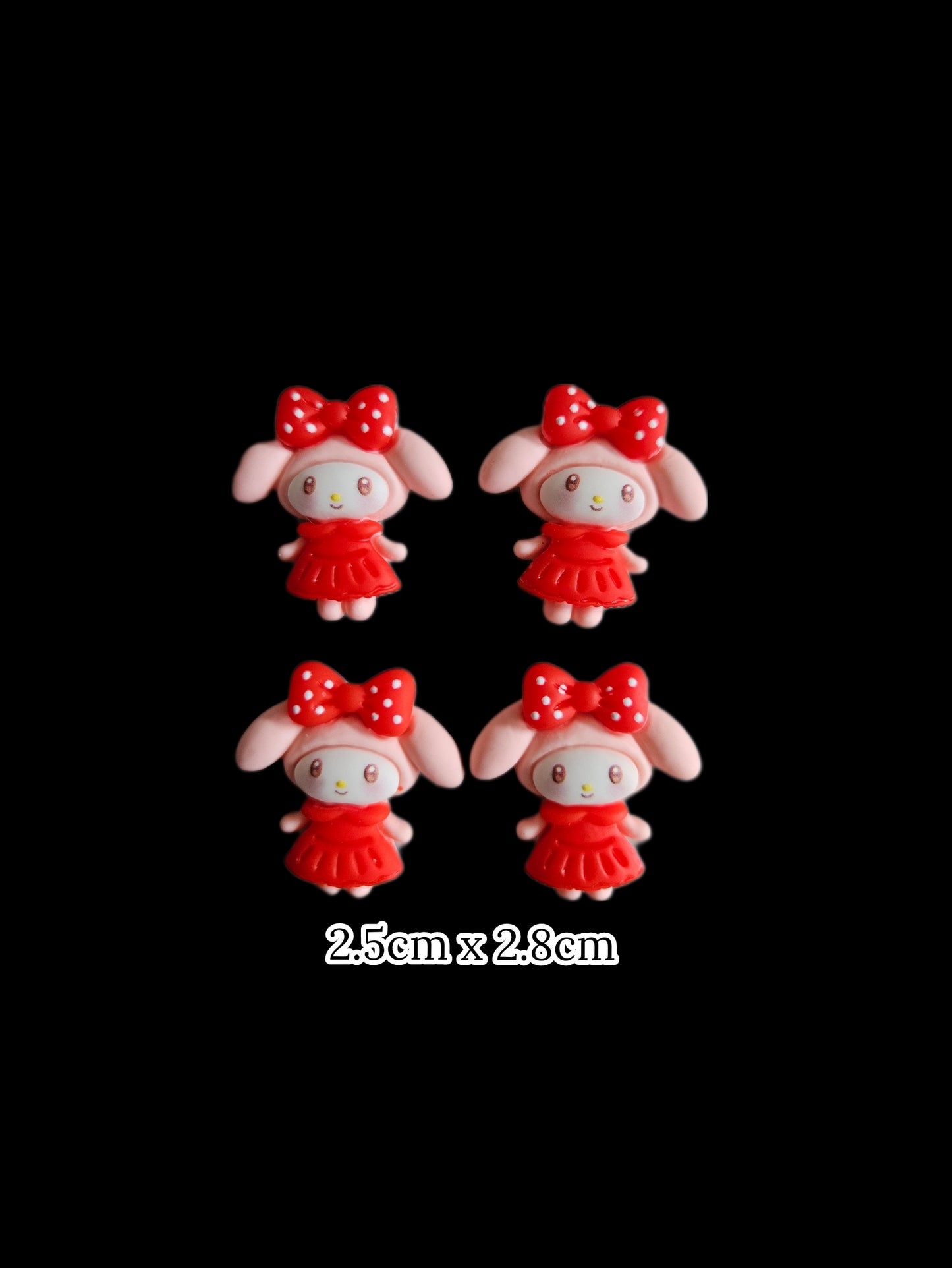 Kawaii Kuromi My Melody Nail Charms Small and Big Sizes