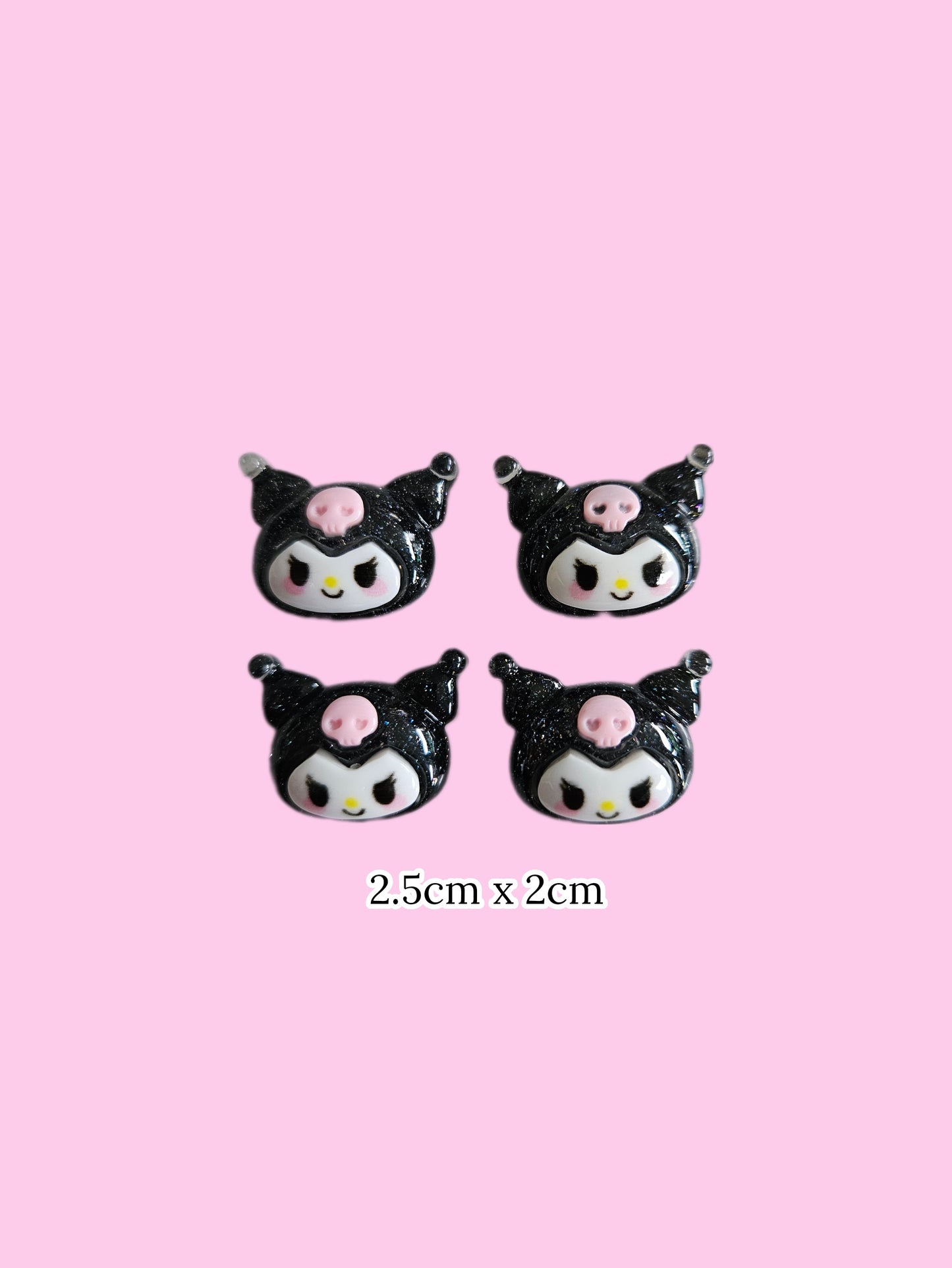 Kawaii Kuromi My Melody Nail Charms Small and Big Sizes