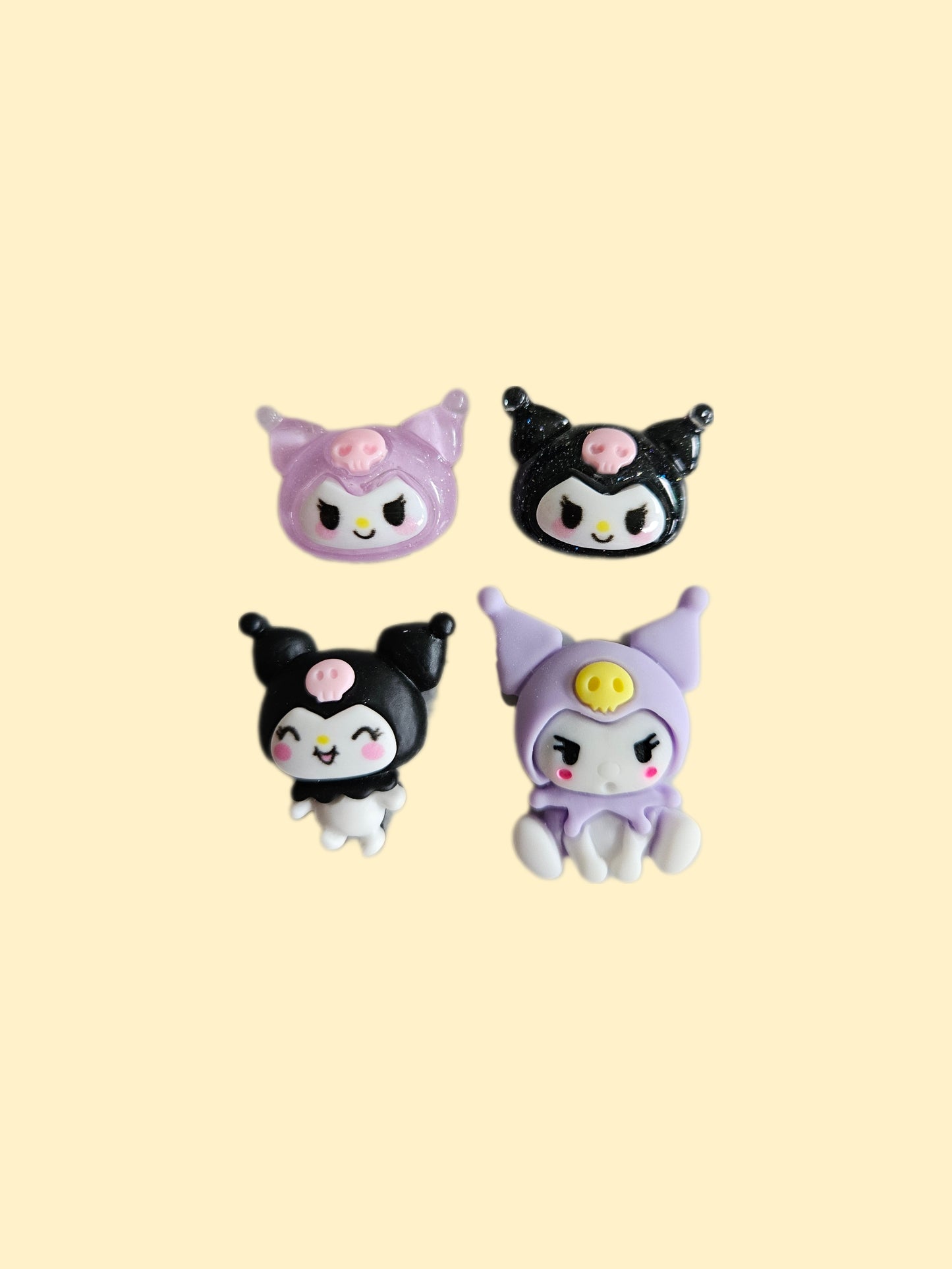 Kawaii Kuromi My Melody Nail Charms Small and Big Sizes