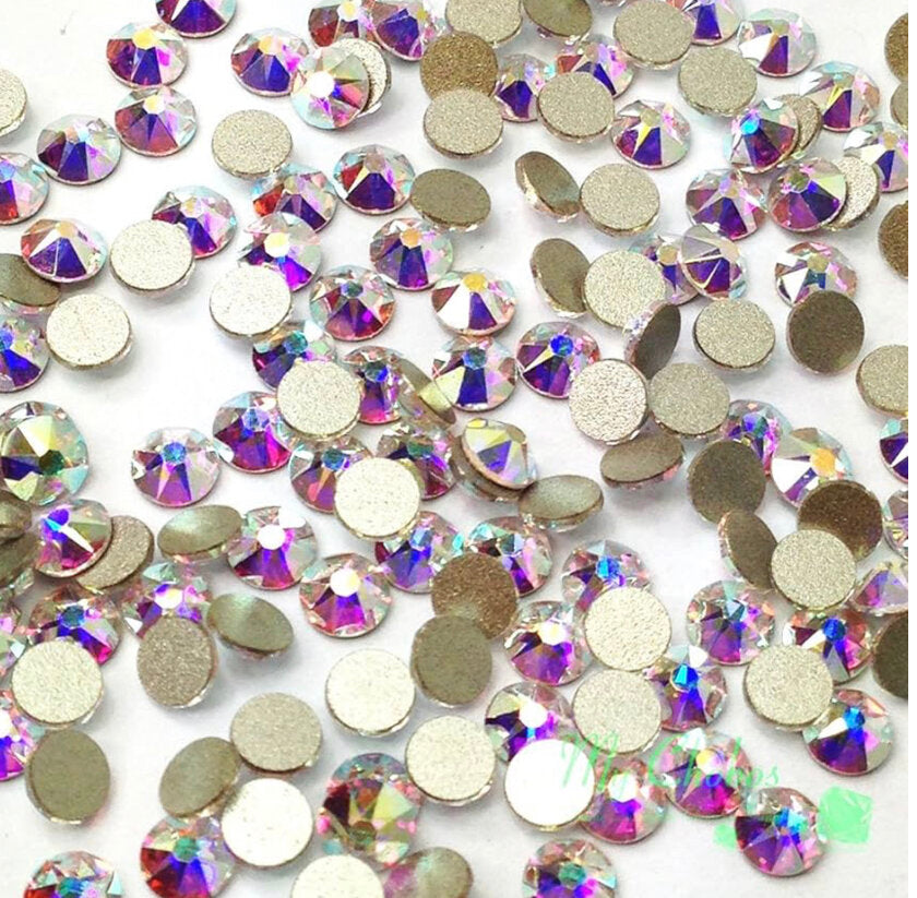 Bluestreak Crystals Serinity ROUND Rhinestones Flatback Non Hotfix SS3 - SS20
