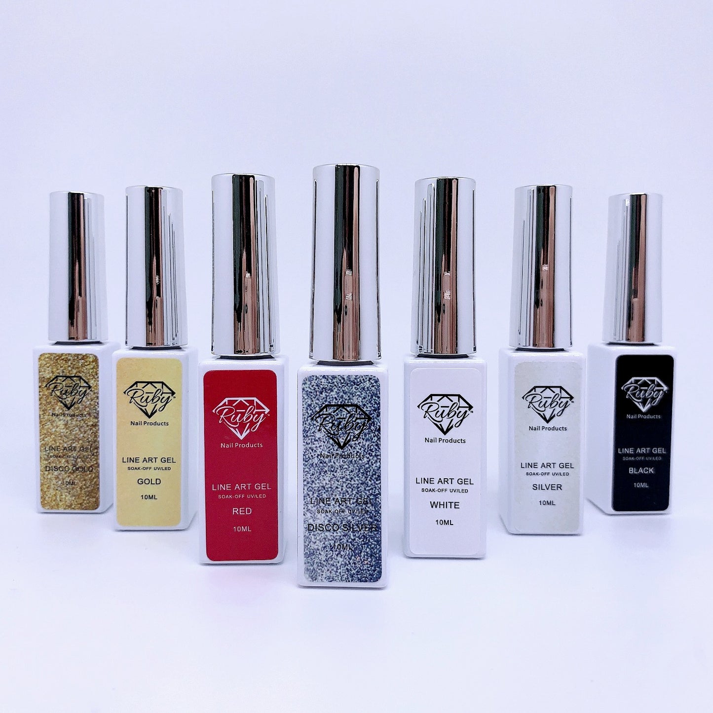 Ruby Line Art Liner Gels 10ml in 7 colors