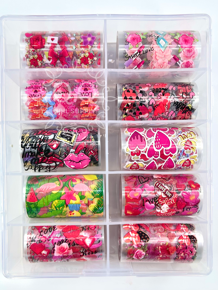 Nail Foils Box 10 rolls