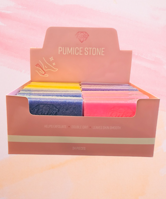 Ruby Dual Grit Pumice Pads Individually Wrapped