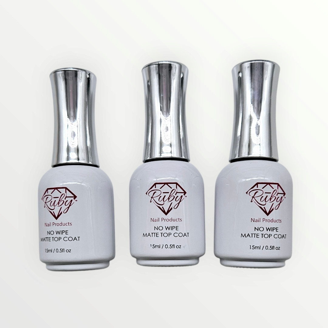 Ruby Essential Gel Products White, Black, Top, Base 0.5oz