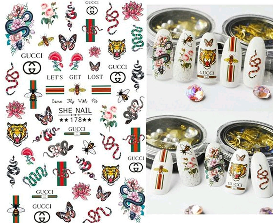 Luxury Nail Stickers Nail Art Designer Nails