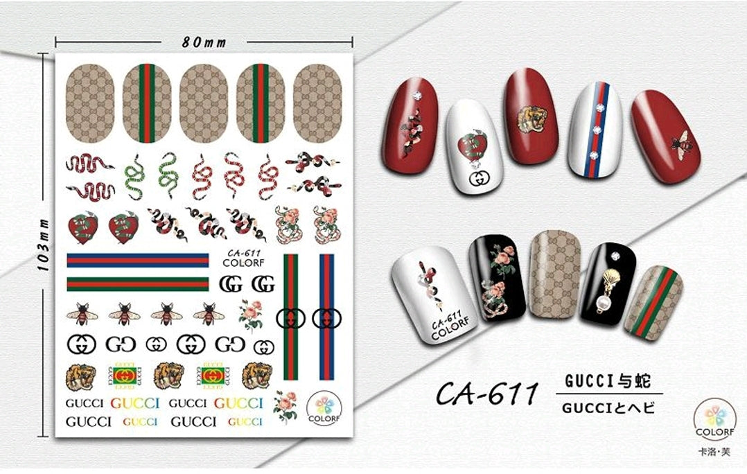 Luxury Nail Stickers Nail Art Designer Nails