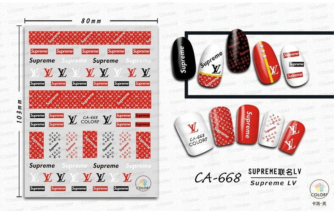 Luxury Nail Stickers Nail Art Designer Nails