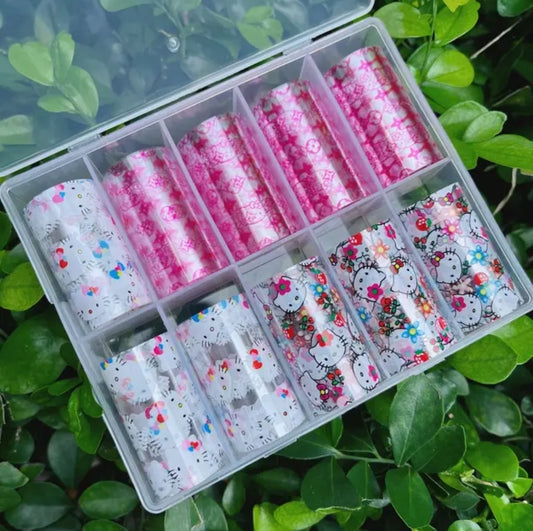 Nail Foils and Foil Gel