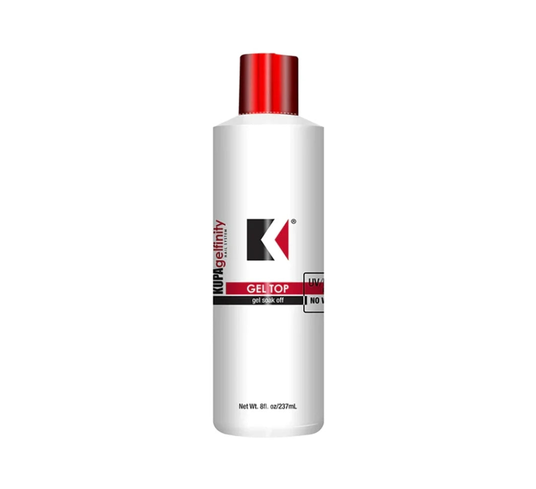 Kupa GelFinity Top, Base, Matte Top 0.5 oz and Refill 8oz Top Gel