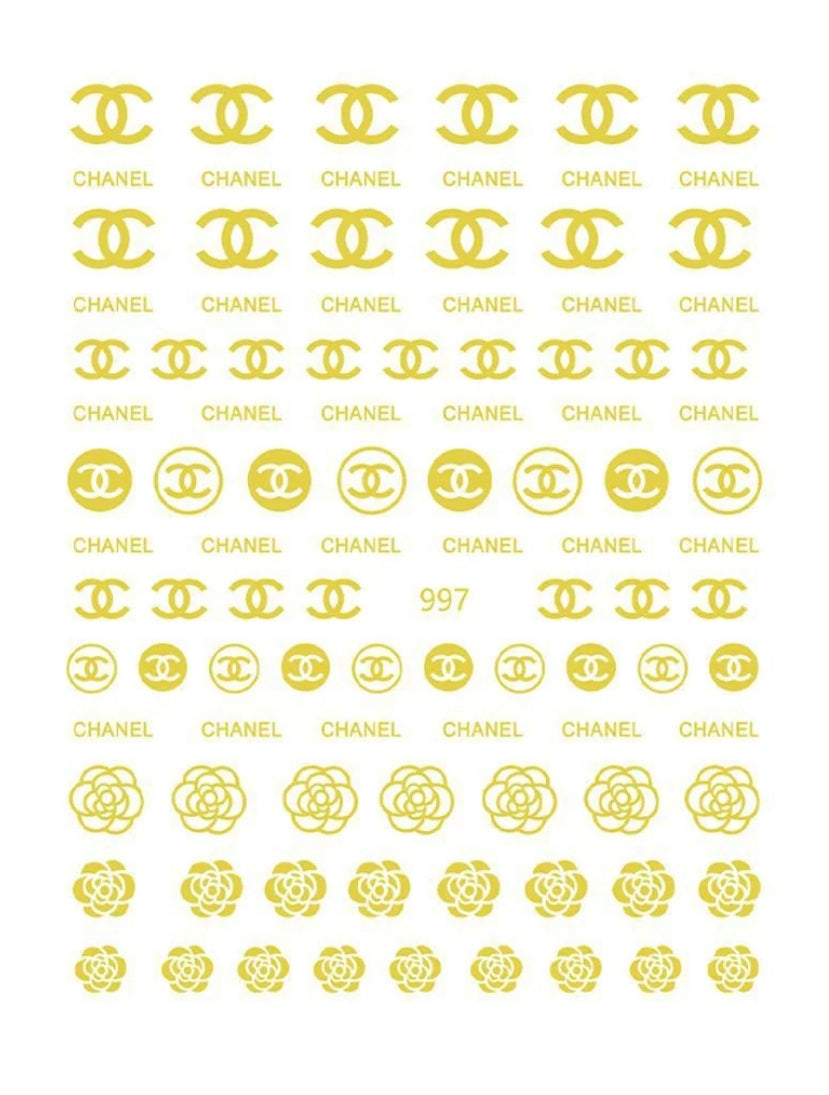 Luxury Nail Stickers Nail Art Designer Nails