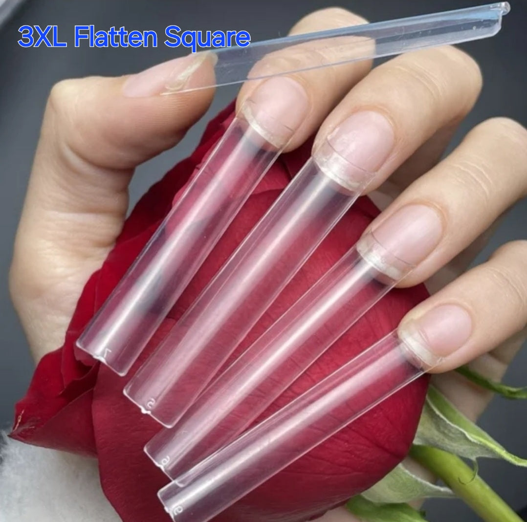 Ruby Nail Tip Boxes Pink, Clear, C Curve, No C, Square Coffin Stiletto Almond