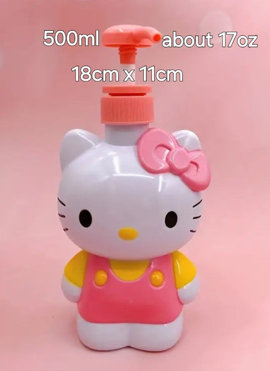 Empty Kitty Cat Plastic Bottles for Soap Loation Liquid Products