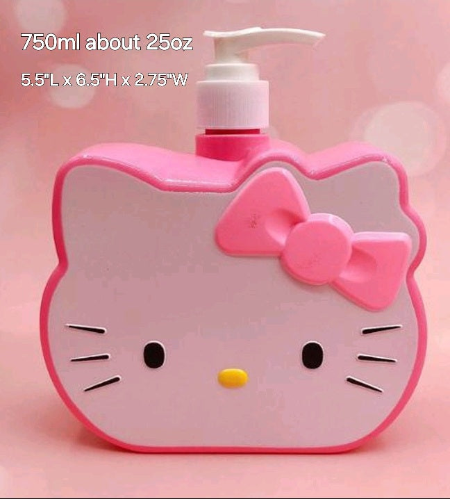 Empty Kitty Cat Plastic Bottles for Soap Loation Liquid Products