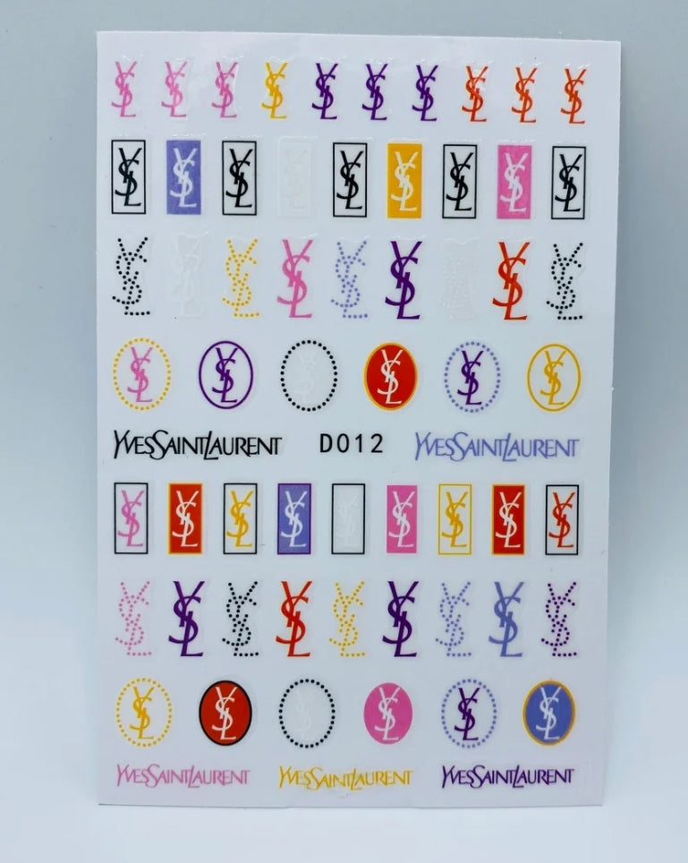 Luxury Nail Stickers Nail Art Designer Nails