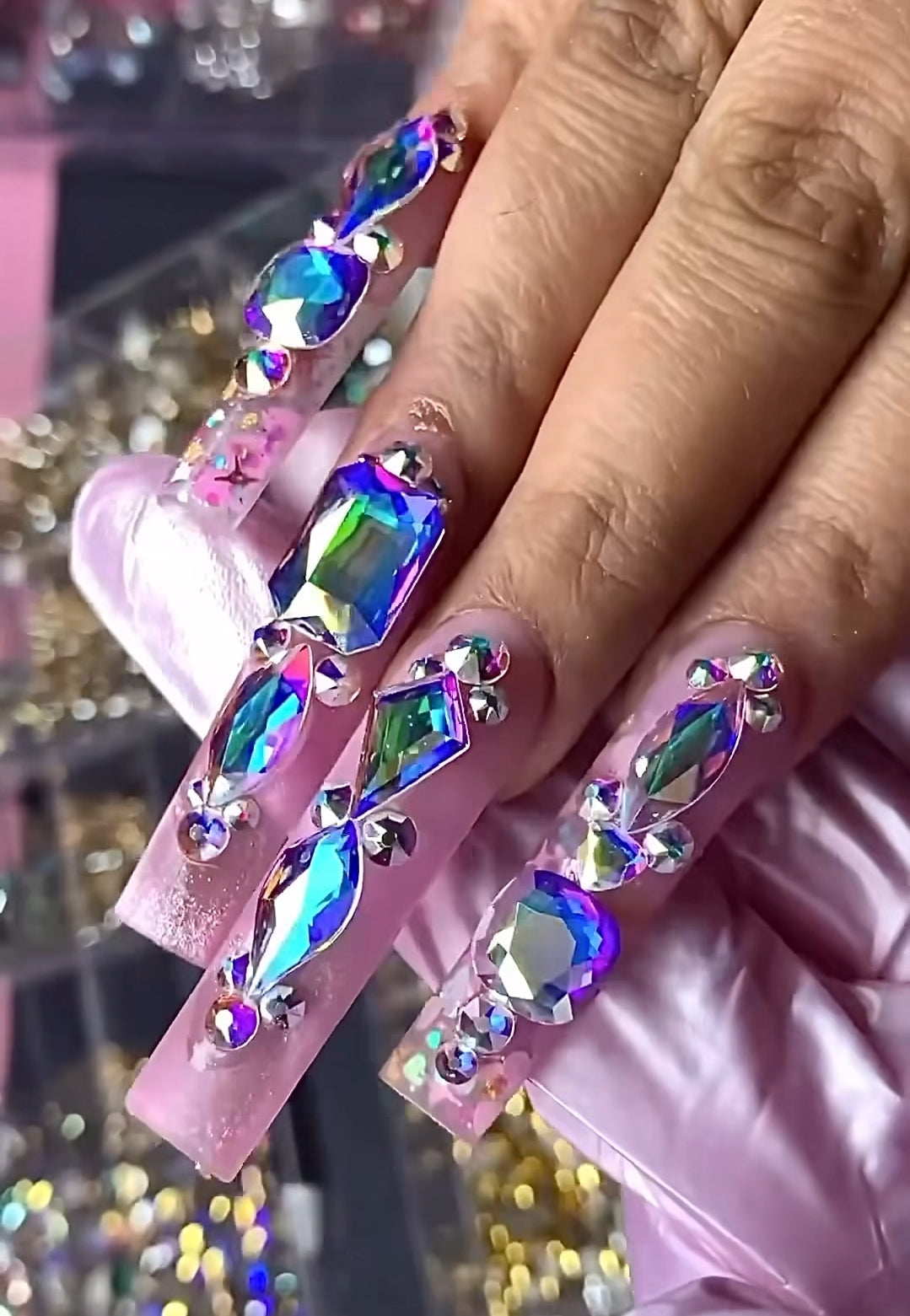 Bluestreak Crystals Serinity Flatback NonHotfix Rhinestone Shapes CRYSTAL AB