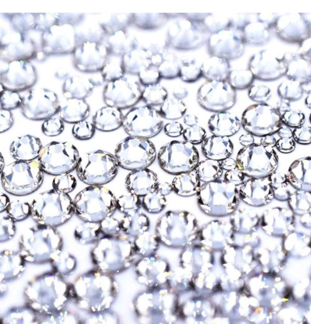 Bluestreak Crystals Serinity ROUND Rhinestones Flatback Non Hotfix SS3 - SS20