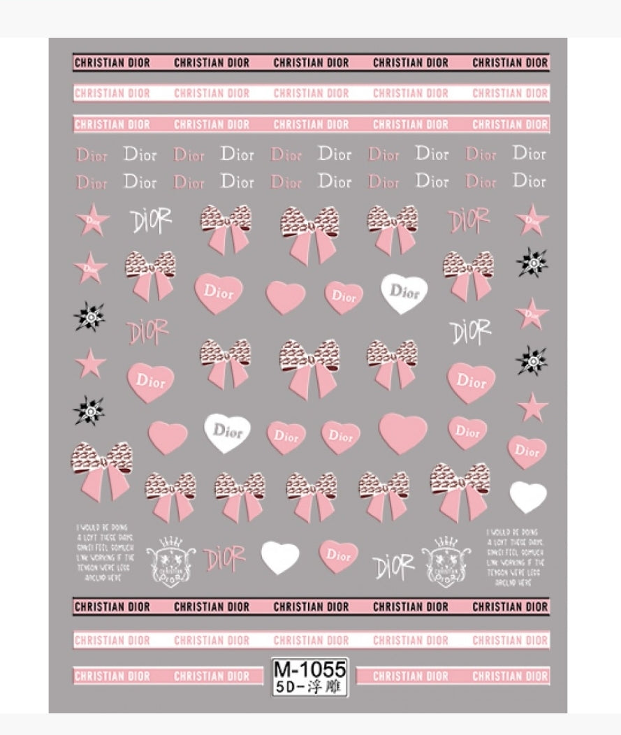 Luxury Nail Stickers Nail Art Designer Nails