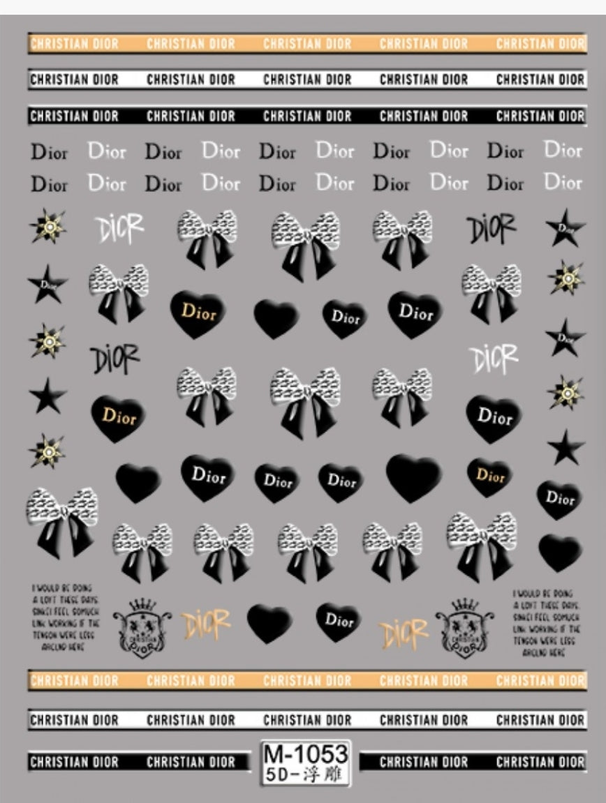 Luxury Nail Stickers Nail Art Designer Nails