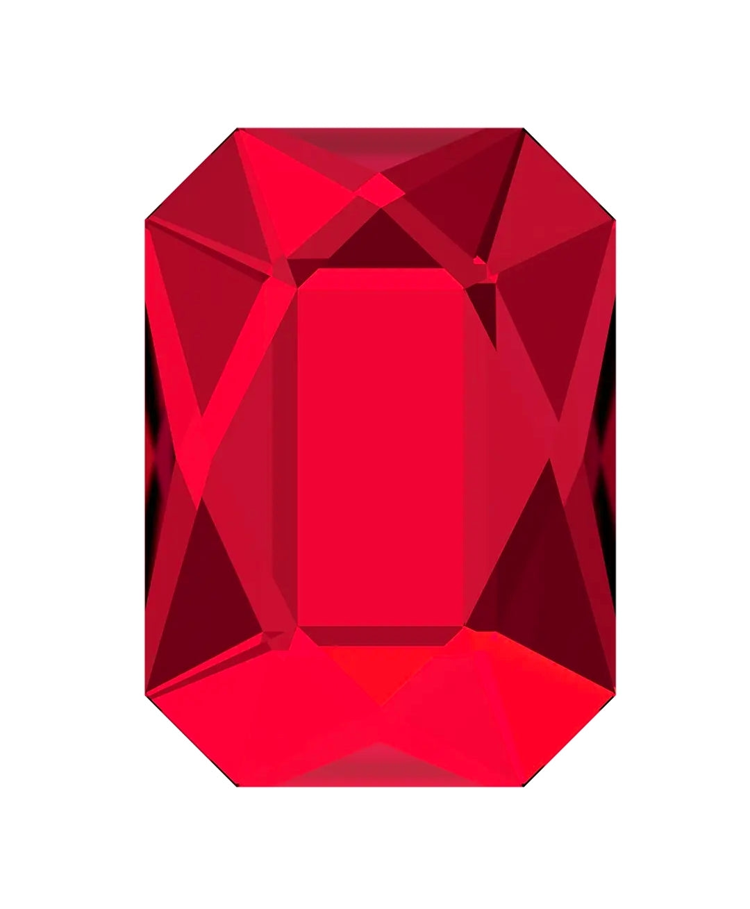 Bluestreak Crystals Serinity Flatback SHAPES NonHotfix Light Siam and Scarlet