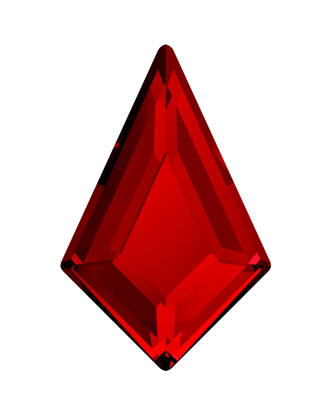 Bluestreak Crystals Serinity Flatback SHAPES NonHotfix Light Siam and Scarlet