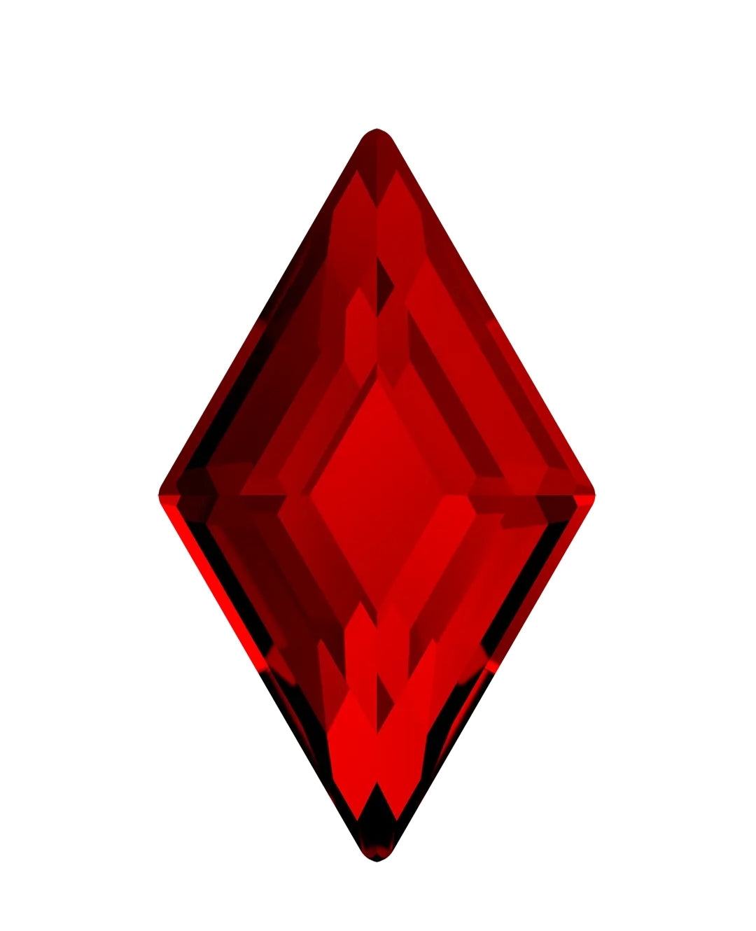 Bluestreak Crystals Serinity Flatback SHAPES NonHotfix Light Siam and Scarlet