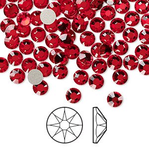 Bluestreak Crystals Serinity ROUND Rhinestones Flatback Non Hotfix SS3 - SS20