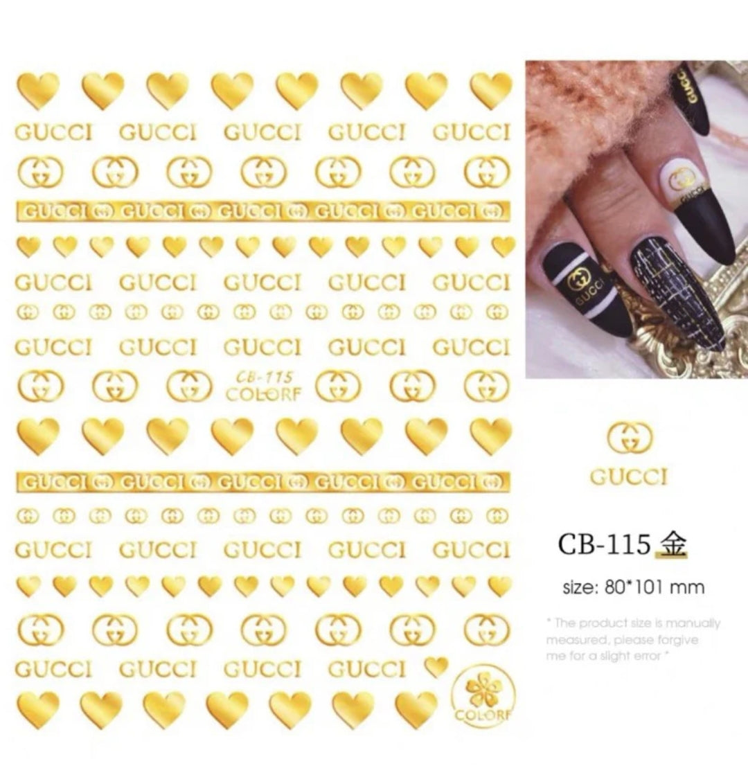 Luxury Nail Stickers Nail Art Designer Nails