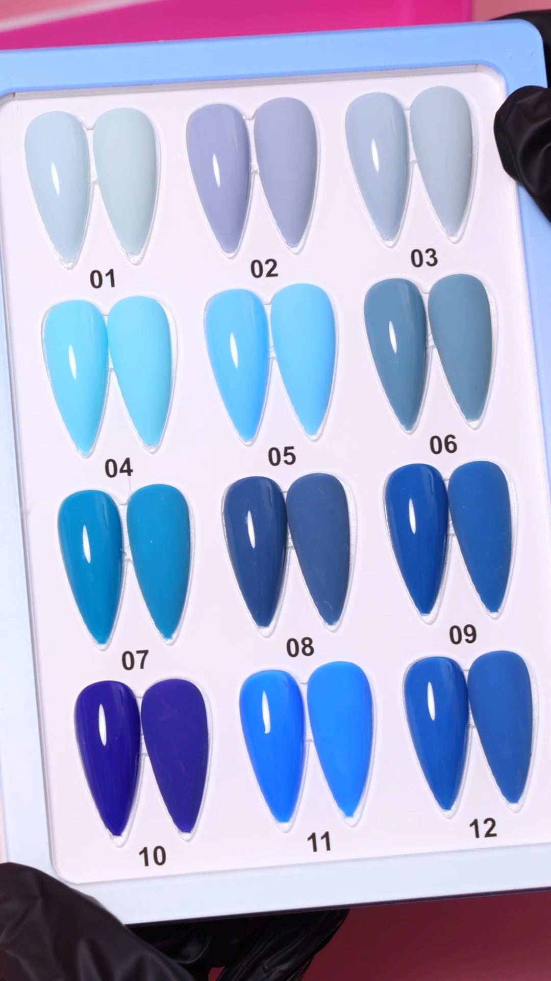 Ruby Happy Holidays Gel Polish Collection (2 Sets) Christmas and Winter Blue