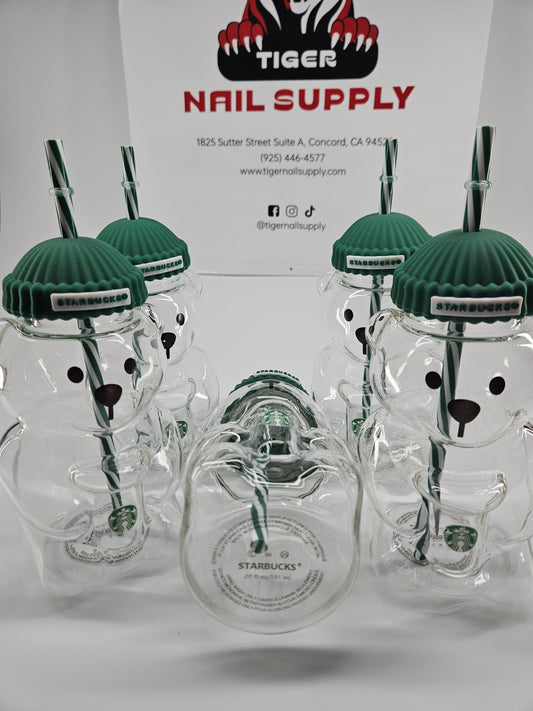 Dupe Bearista Bear Glass Cup