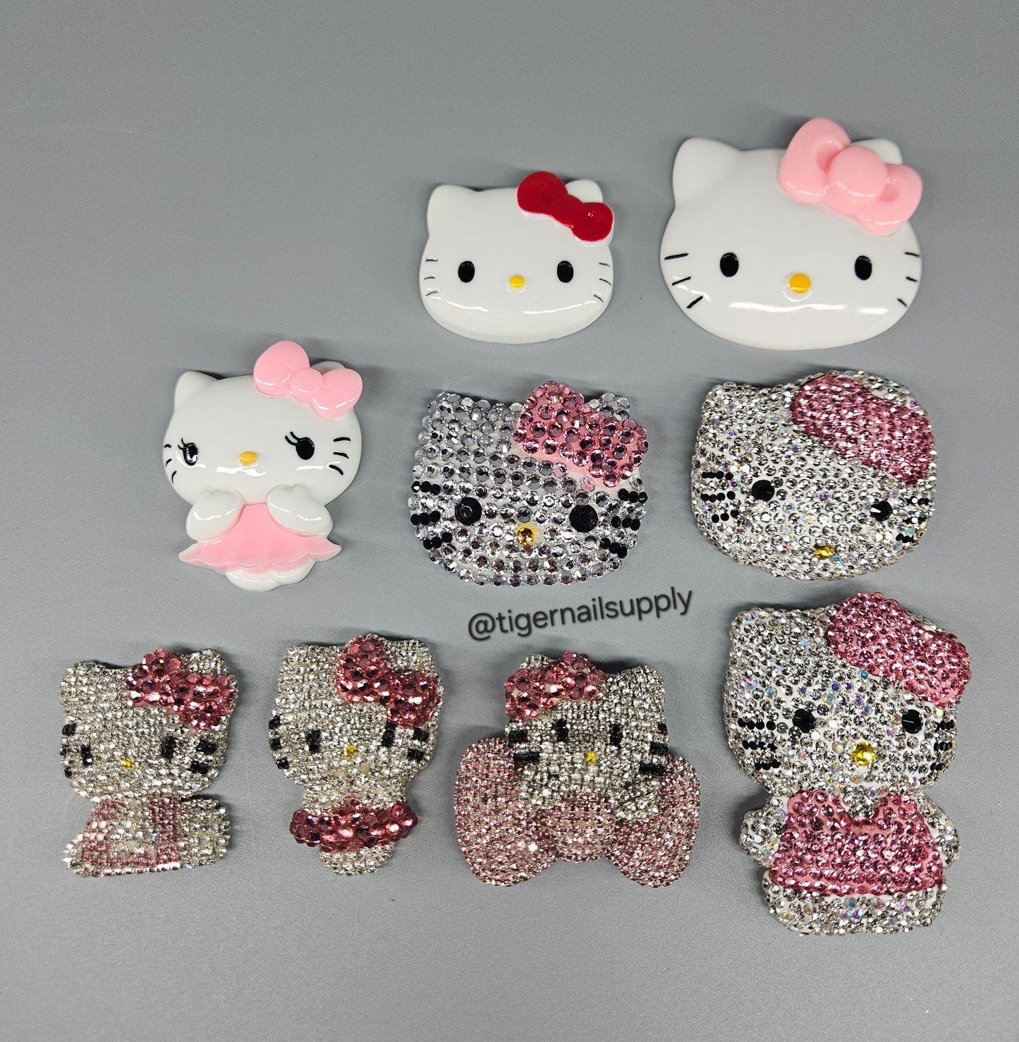 Large Junk Charms for Nails, Phone Cases, Bags, KITTY and Other Designs