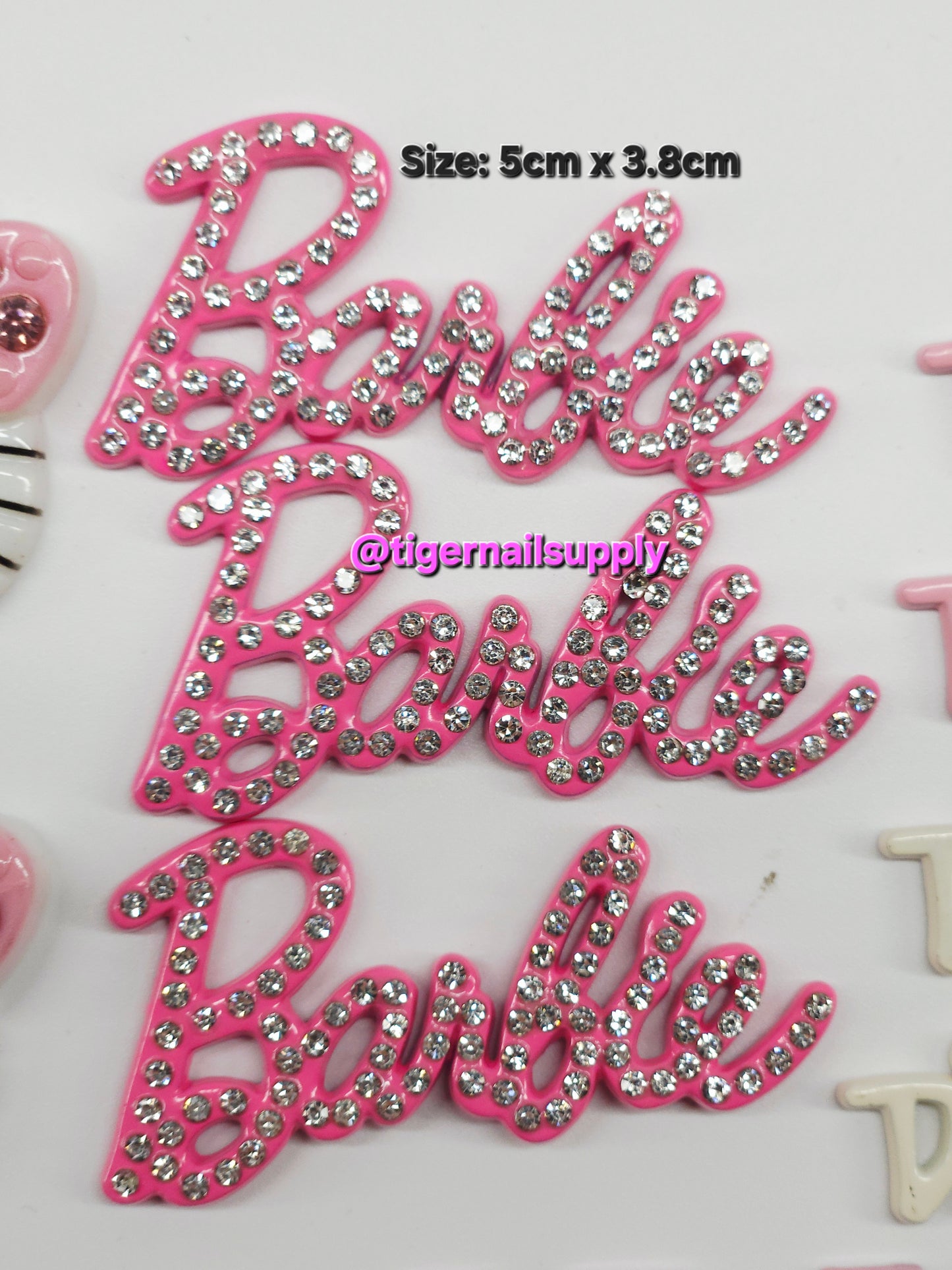 Listing 1 of 3: Large Junk Charms Designer BRAND LOGOS Luxury Charms for Nails, Phone Cases, Bags, Arts and Crafts