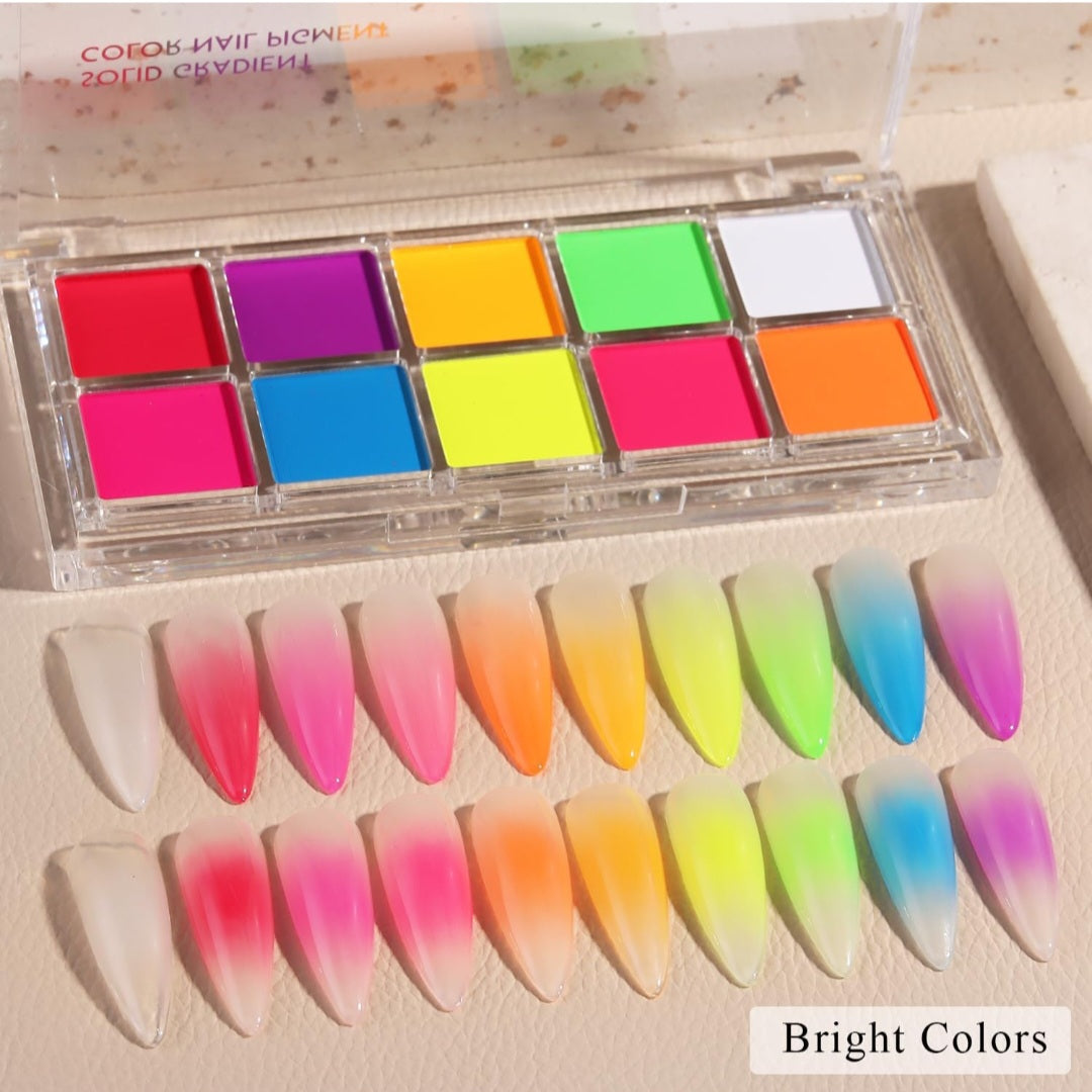 10 Colors Neon Nail Pigment