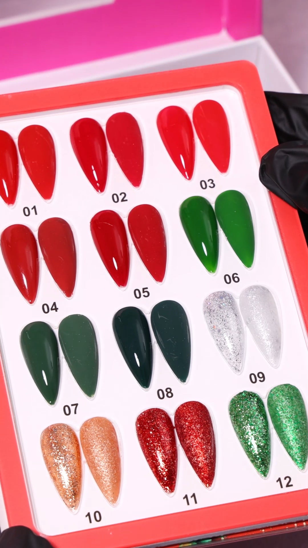 Ruby Happy Holidays Gel Polish Collection (2 Sets) Christmas and Winter Blue