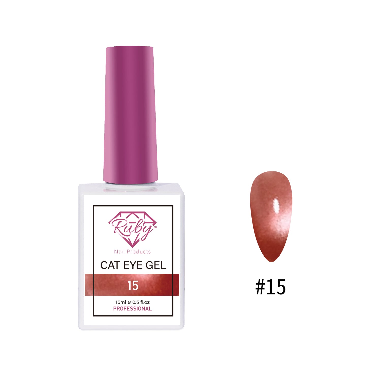 Ruby Cat Eye Gels – Collection #2 | Magnetic Cateye Gel Polishes 36 Colors