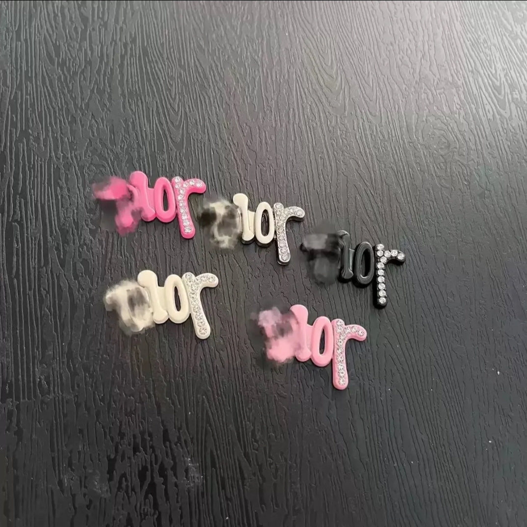 Listing 1 of 3: Large Junk Charms Designer BRAND LOGOS Luxury Charms for Nails, Phone Cases, Bags, Arts and Crafts