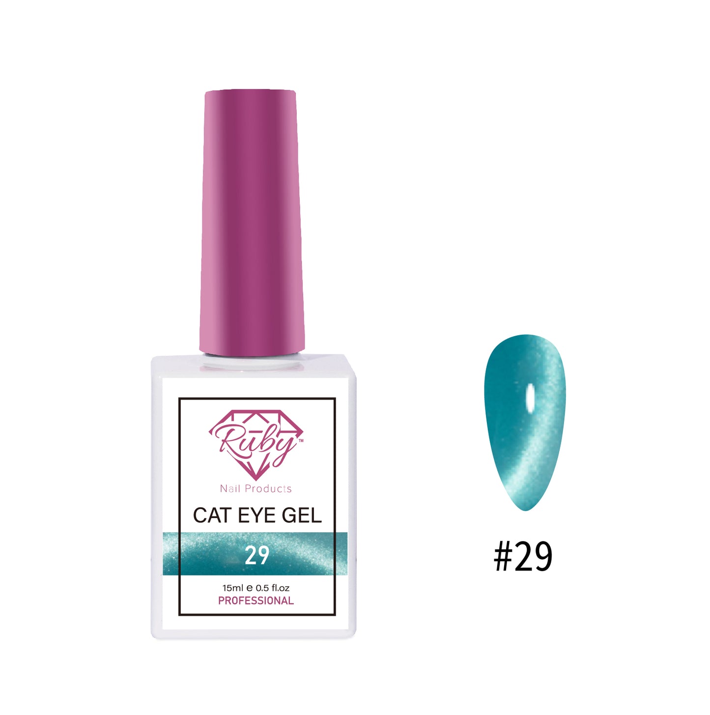 Ruby Cat Eye Gels – Collection #2 | Magnetic Cateye Gel Polishes 36 Colors