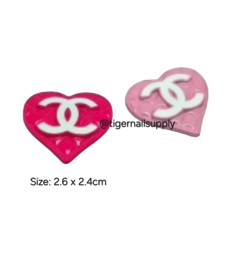 Listing 1 of 3: Large Junk Charms Designer BRAND LOGOS Luxury Charms for Nails, Phone Cases, Bags, Arts and Crafts