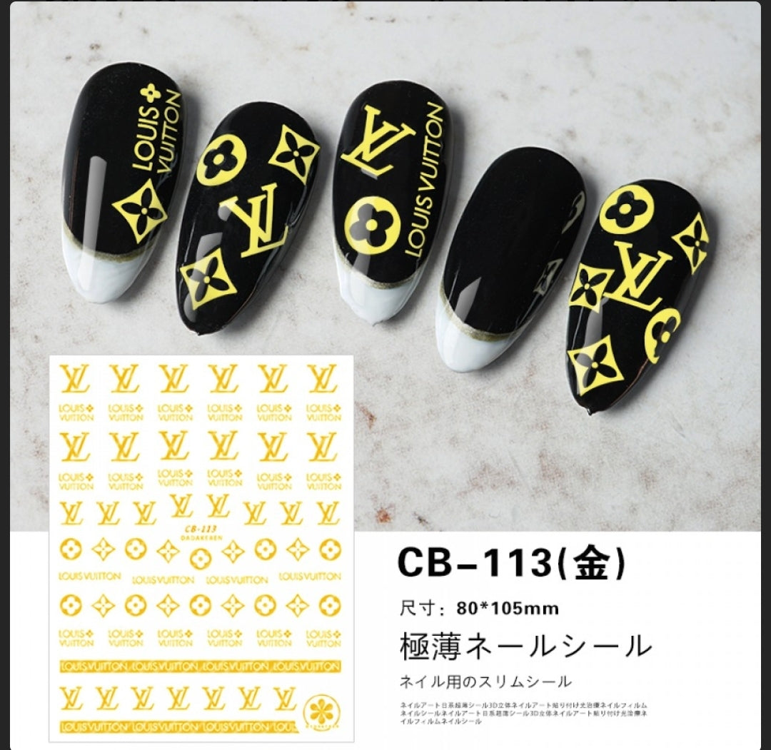 Luxury Nail Stickers Nail Art Designer Nails