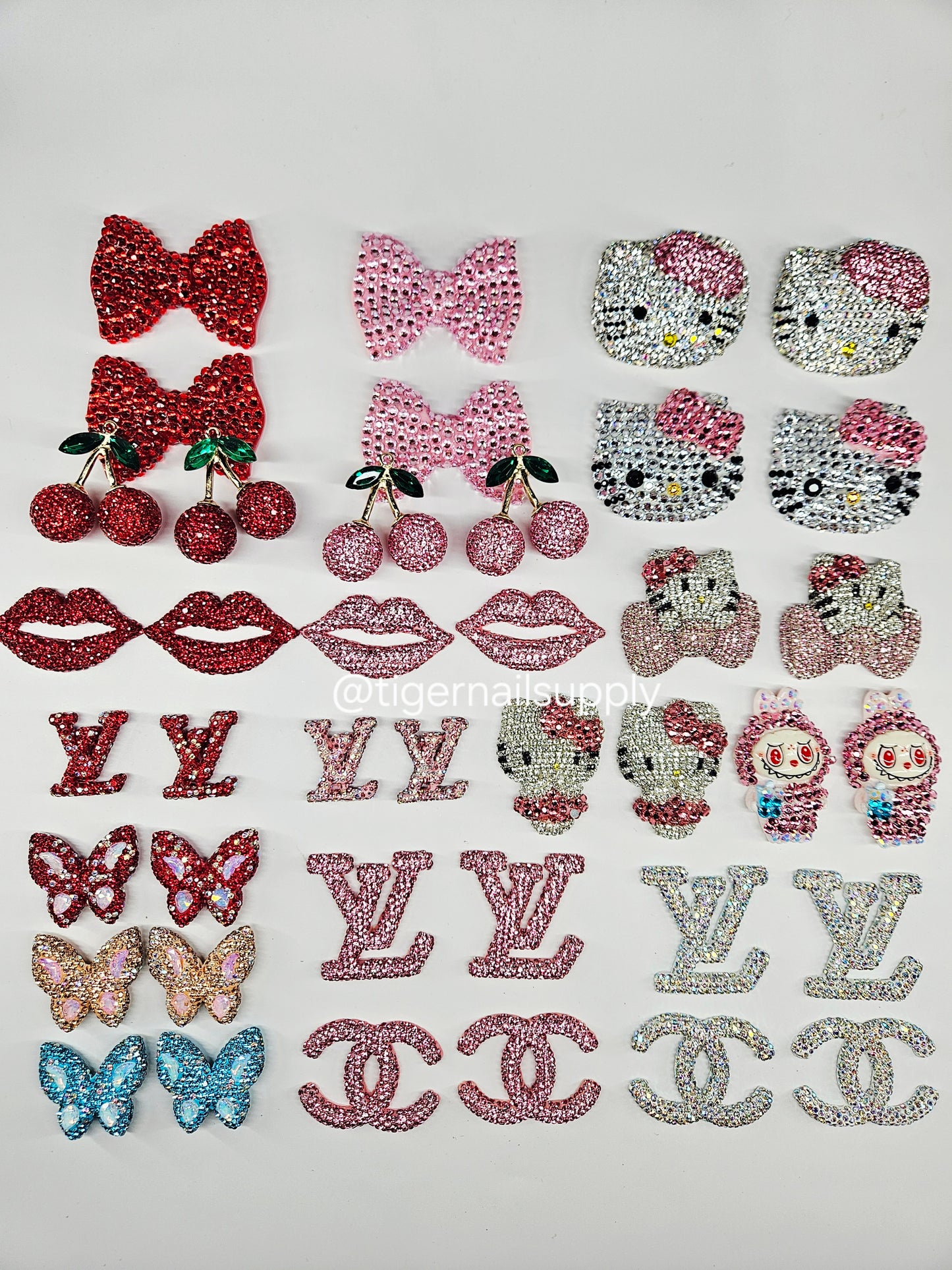 Large Junk Charms for Nails, Phone Cases, Bags, KITTY and Other Designs