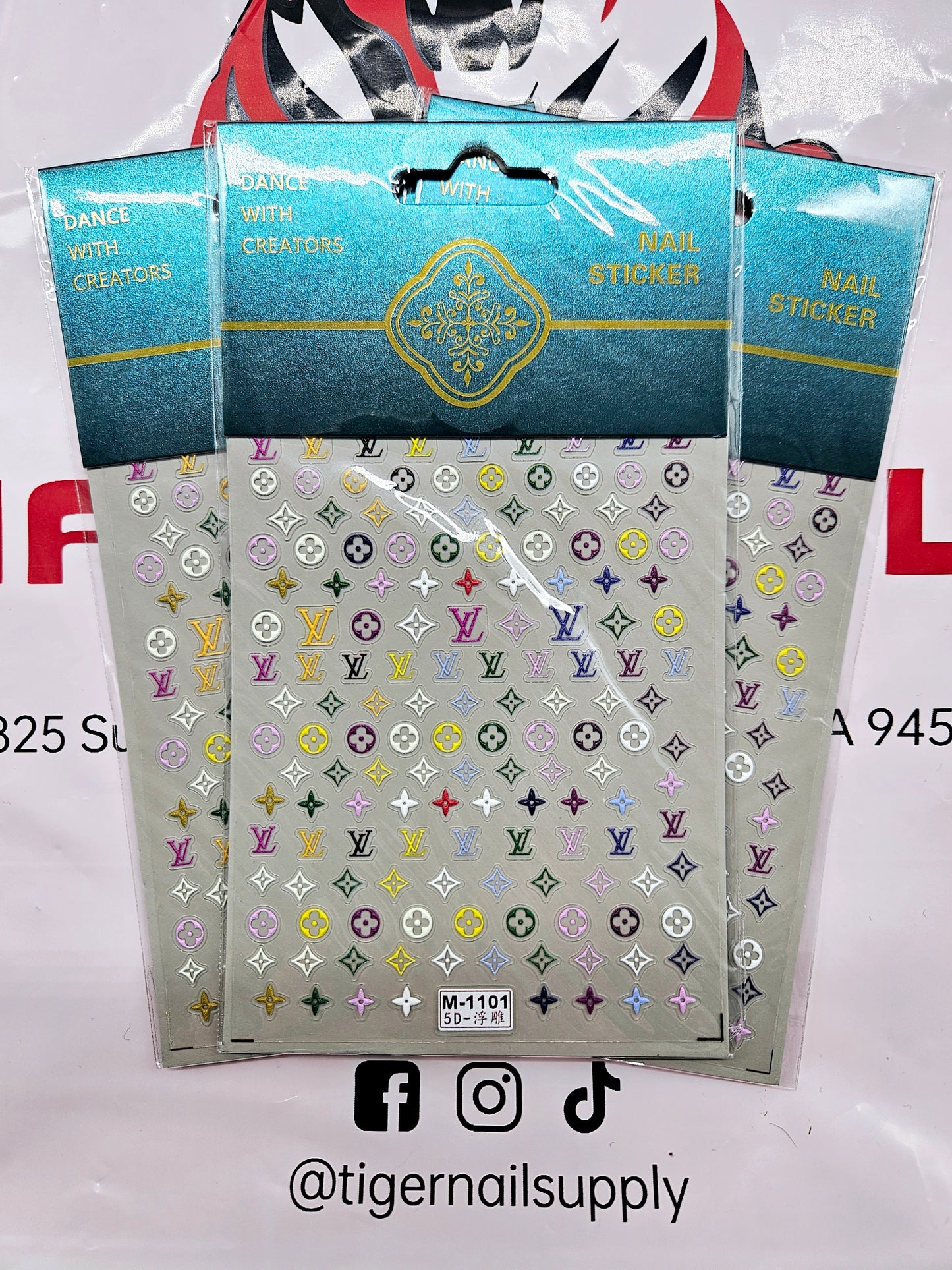 Luxury Nail Stickers Nail Art Designer Nails