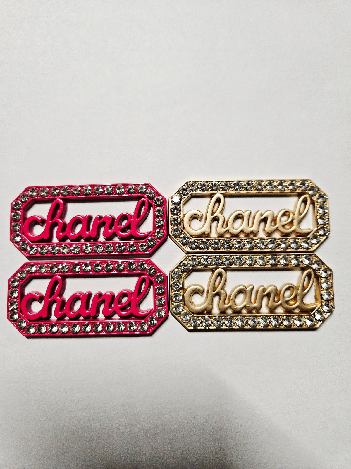 Junk Charms #1: CHANEL Brand Logos Large and Small Junk Charms Designer Luxury Charms for Nails, Phone Cases, Bags, Arts and Crafts