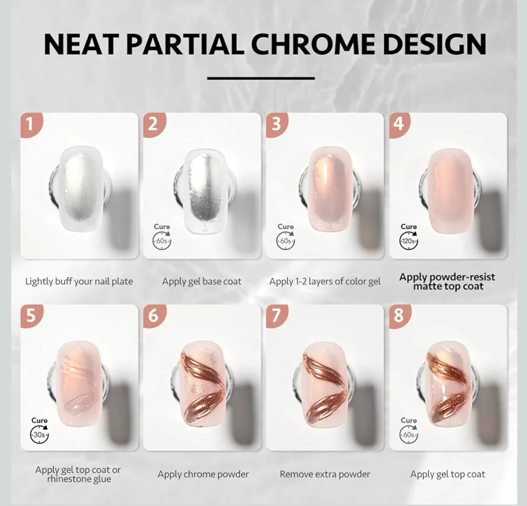 Super Matte Top Coat for Chrome Non-Wipe Non-Sticky Chrome Proof