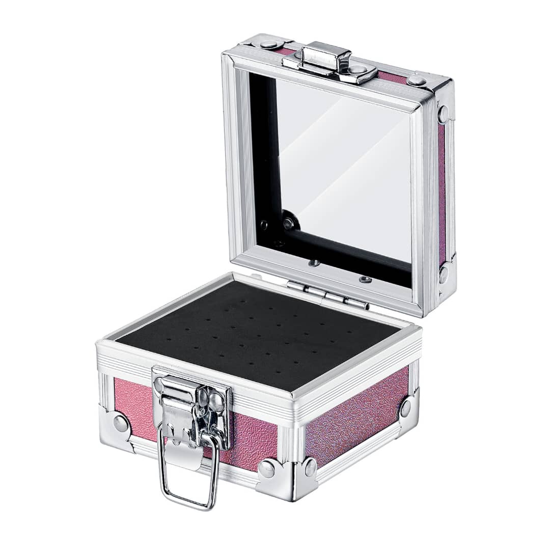 Professional 25 Holes Nail Drill Bits Storage Box Container