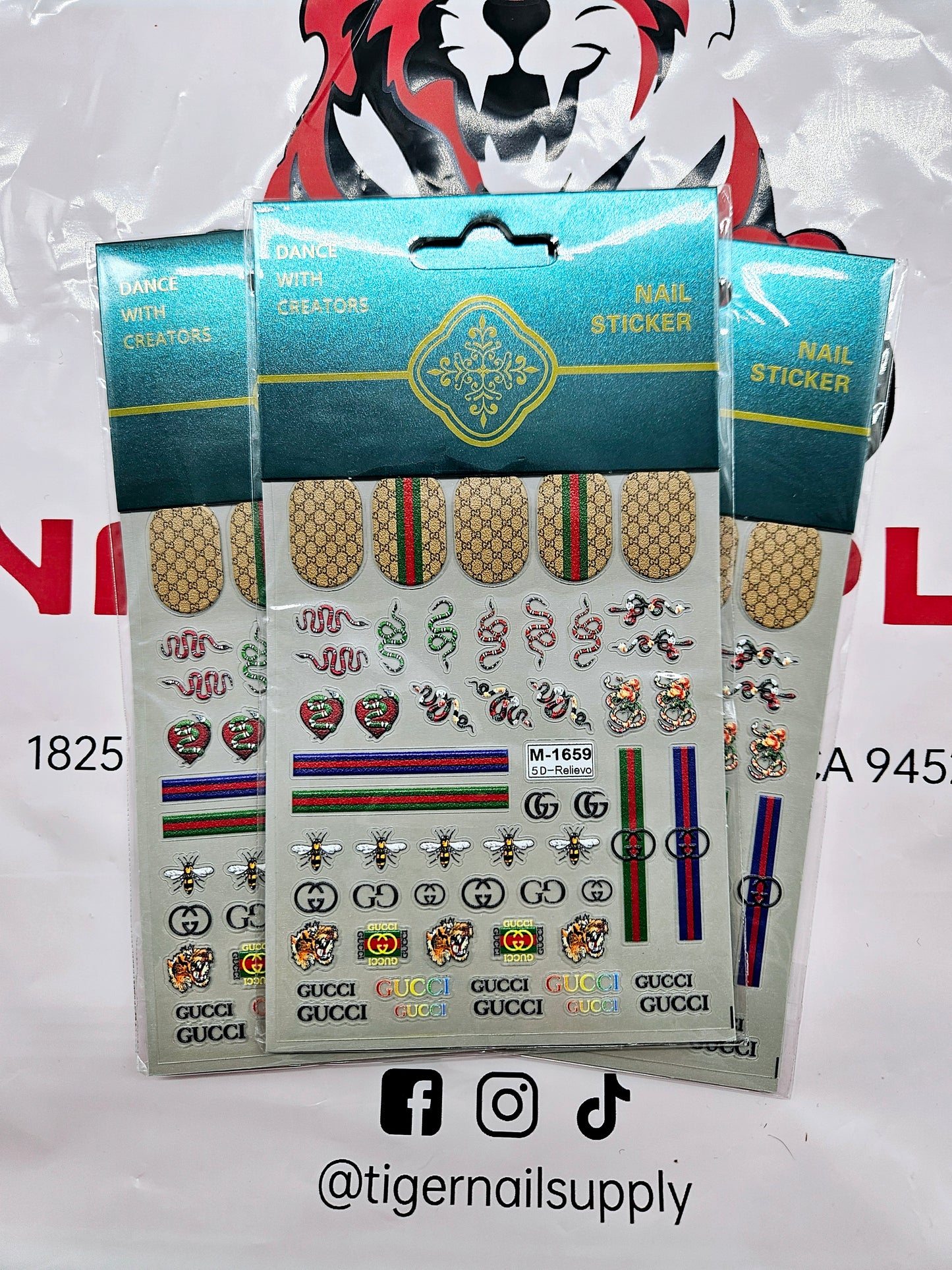 Luxury Nail Stickers Nail Art Designer Nails