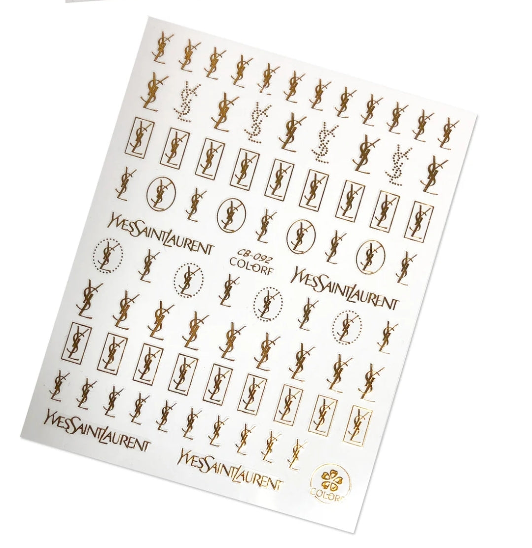 Luxury Nail Stickers Nail Art Designer Nails